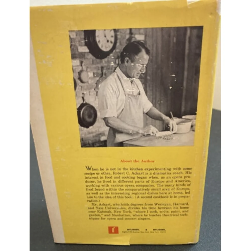 To Set Before The King Ackart Casserole Cookbook Recipe International Dining Vtg